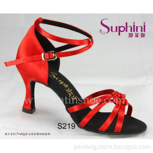 Flare Heel Latin cha-cha Dance Shoes 219